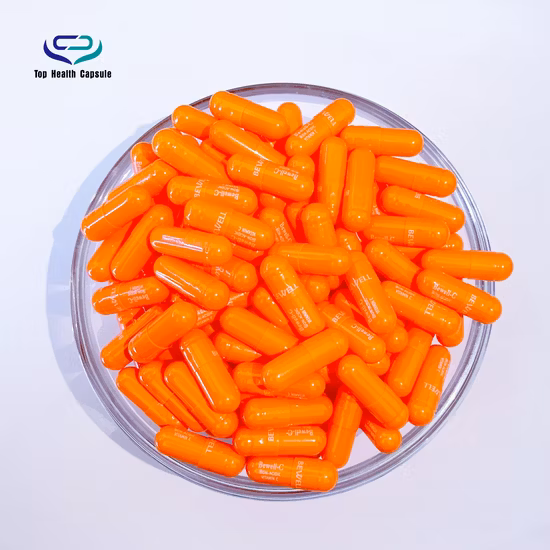 Hala Certificate Pullulan Empty Capsule with Various Colors and Different Sizes for Health Care