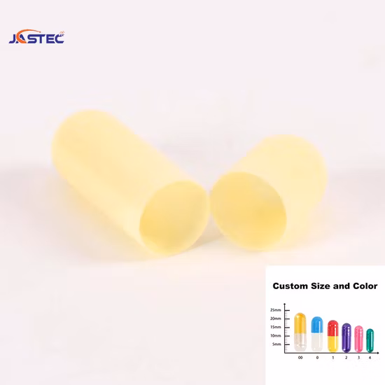 Empty HPMC Hard Capsule in Size 00-4# Customized Colour for Pharmaceutical Pill