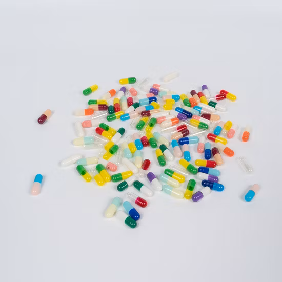 Harte leere Gelatinekapseln Größe 000 Größe 00 Größe 0 Fabrikpreis